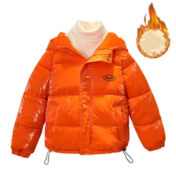 2-12 Years Girls Boys Down Parkas Jacket High Quality Kids Thick Warm Hooded Outerwear Baby Coats Winter Children Warm Jackets