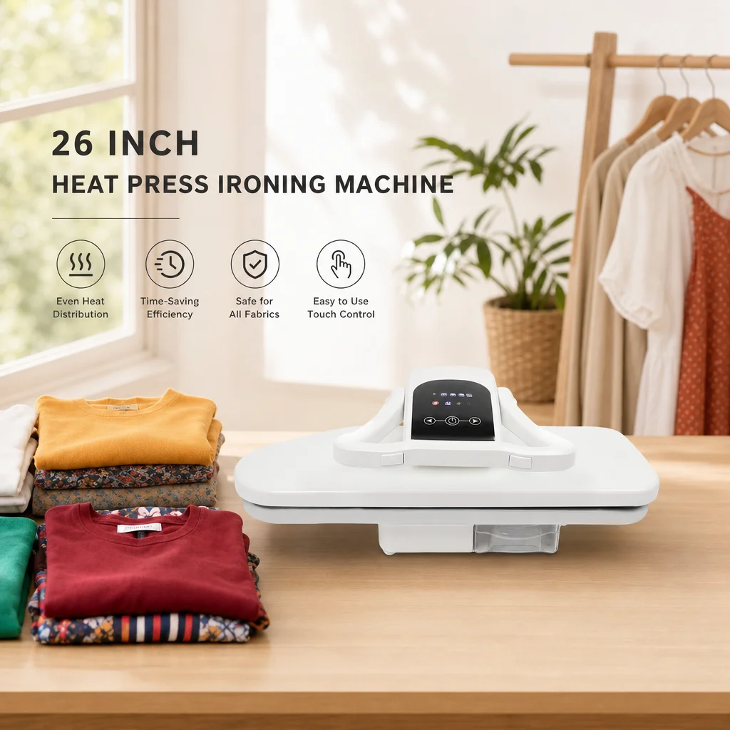 Dampfbügelpresse mit Touchscreen – 2200 W Stoffpresse 26 Zoll jetzt kaufen