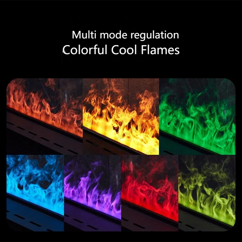🔥 2025 Upgrade Portable 3D Mist Fireplace with 7-Color Mood Lights | USB-C Rechargeable & Battery Operated | Ultra-Lightweight