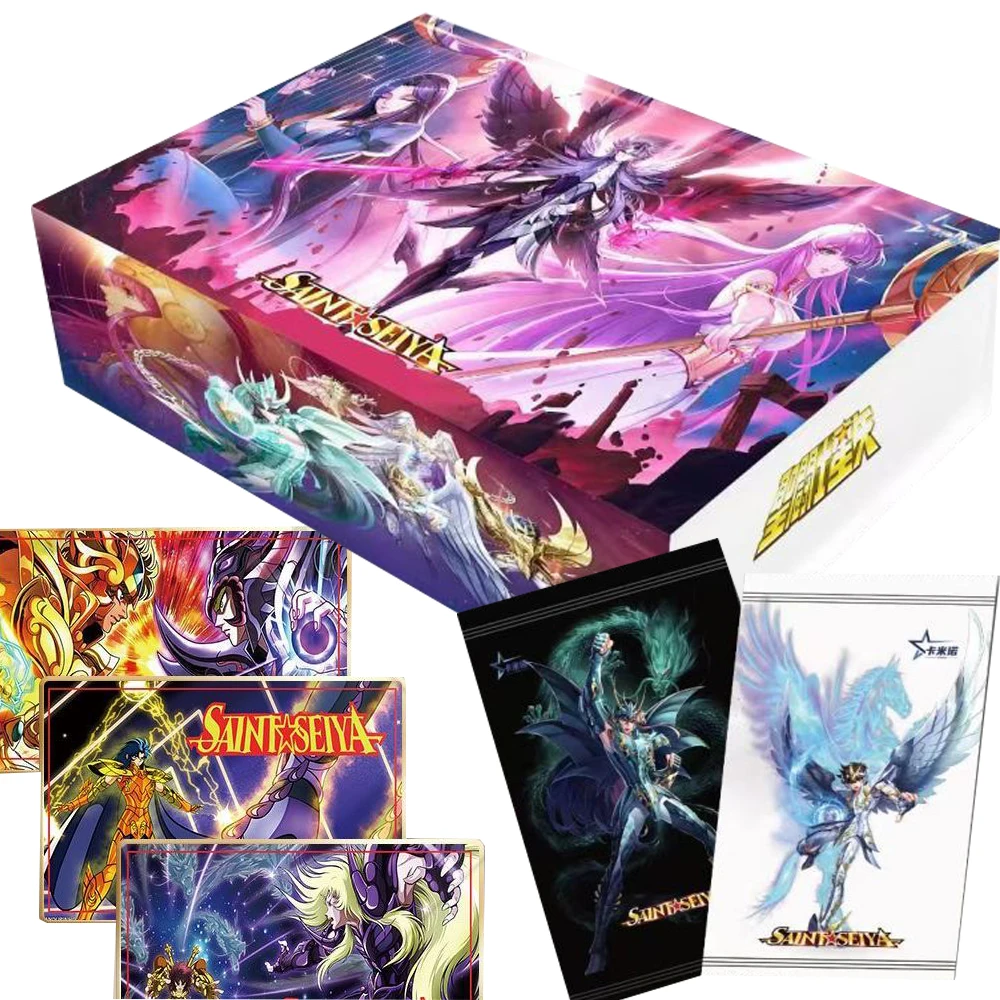 

Genuine Saint Seiya Cards Collection Action Plot Anime Protagonist Athena Shaka Modern Fashion Cards Children's Birthday Gifts