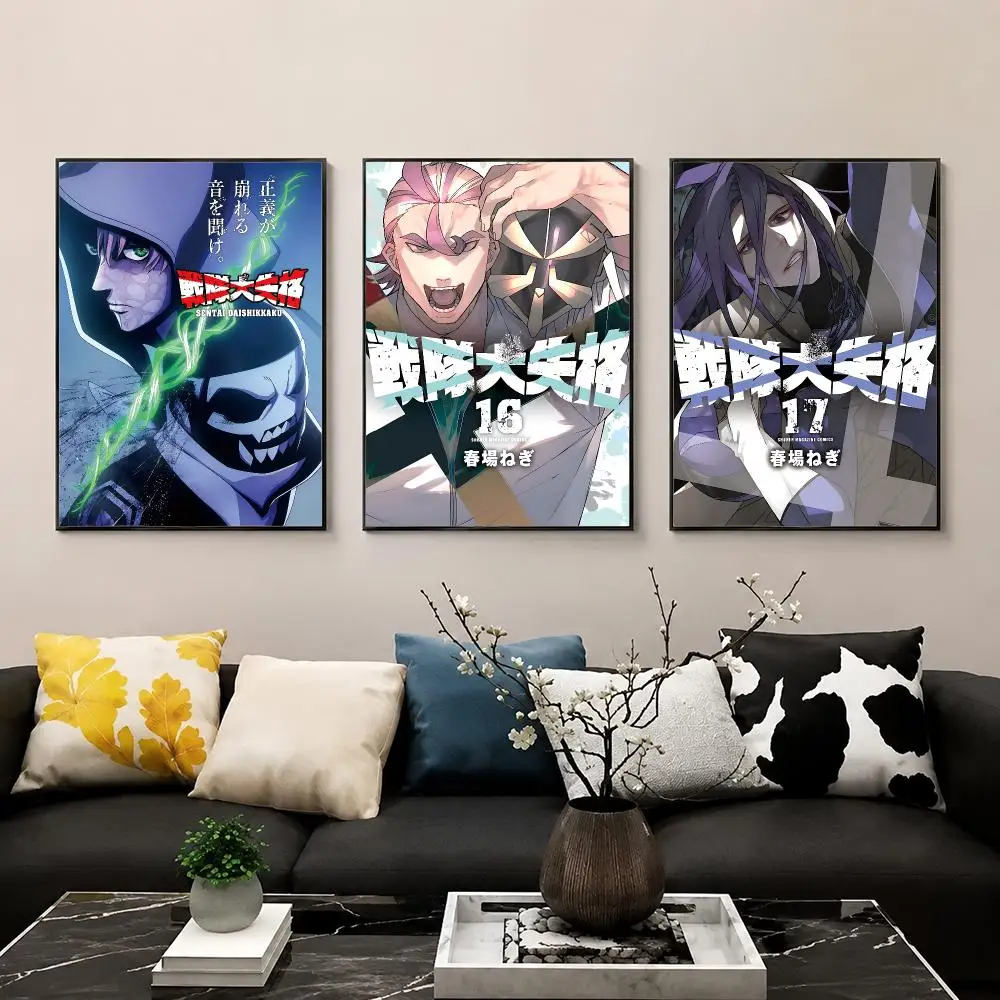 Anime Go! Go! L-Loser R-Ranger! Poster HD Print Wall Art for Bedroom Living Room Office Bar Home Decor Aesthetic Print