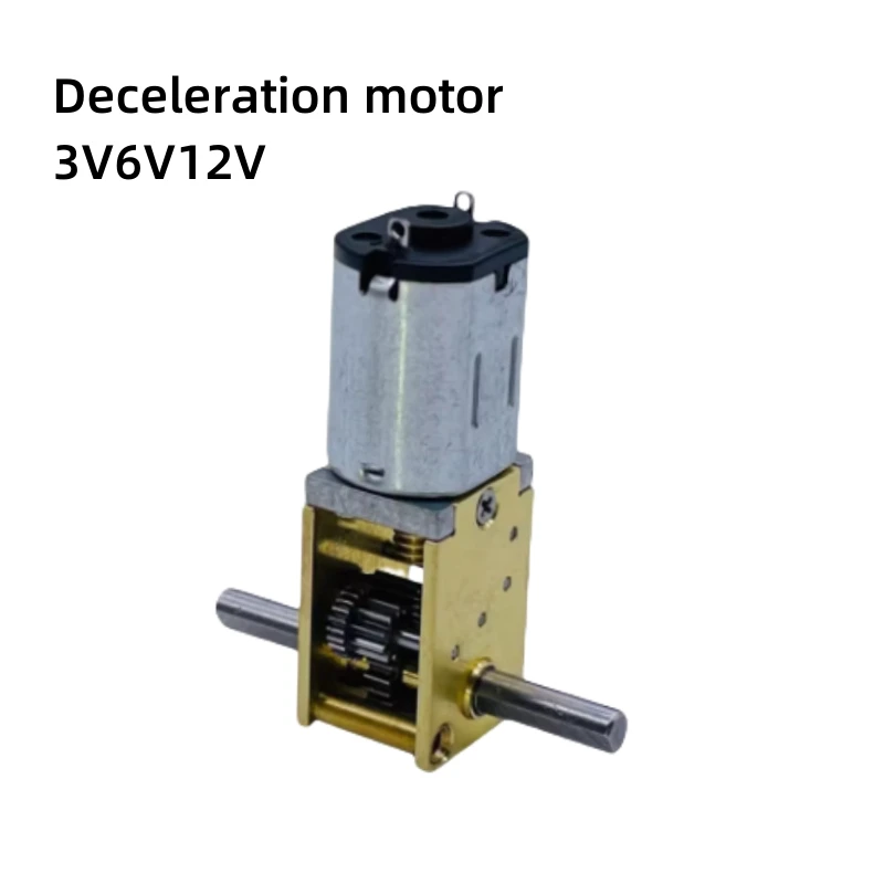 

GA12-N20 Worm Gear Reduction Motor 12V Micro DC Motor Dual-Axis Self-Locking Intelligent Car Robot