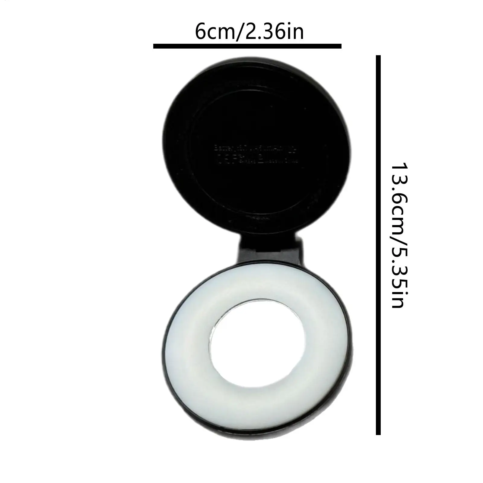 Phone Light For Pictures Magnetic Portable Phone Light 360 Degree Adjustable Lamp With Mirror For Makeup Vlog Conference Outdoor