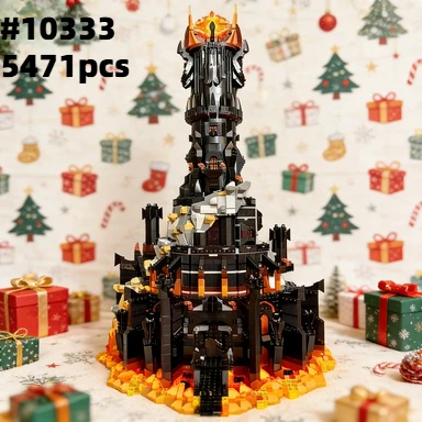 

Набор строительных блоков Black Tower Dark Model: креативные кирпичики MOC, декоративные игрушки для детей и взрослых, коллекционные подарки, 5471 деталь