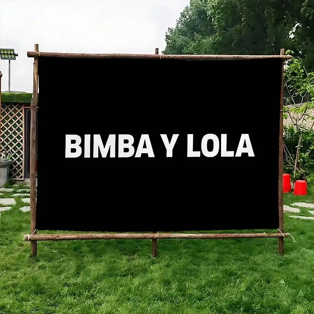 Модный настенный баннер с мультяшным флагом B-B-BimbaeS L-LolaeS, украшение для дома и интерьера
