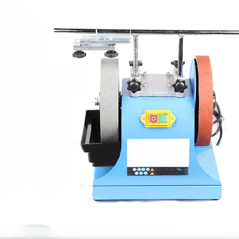 

NTS-200 Маленькая заточка с водяным охлаждением, 8-дюймовый двойной настольный заточный инструмент, кожаное колесо