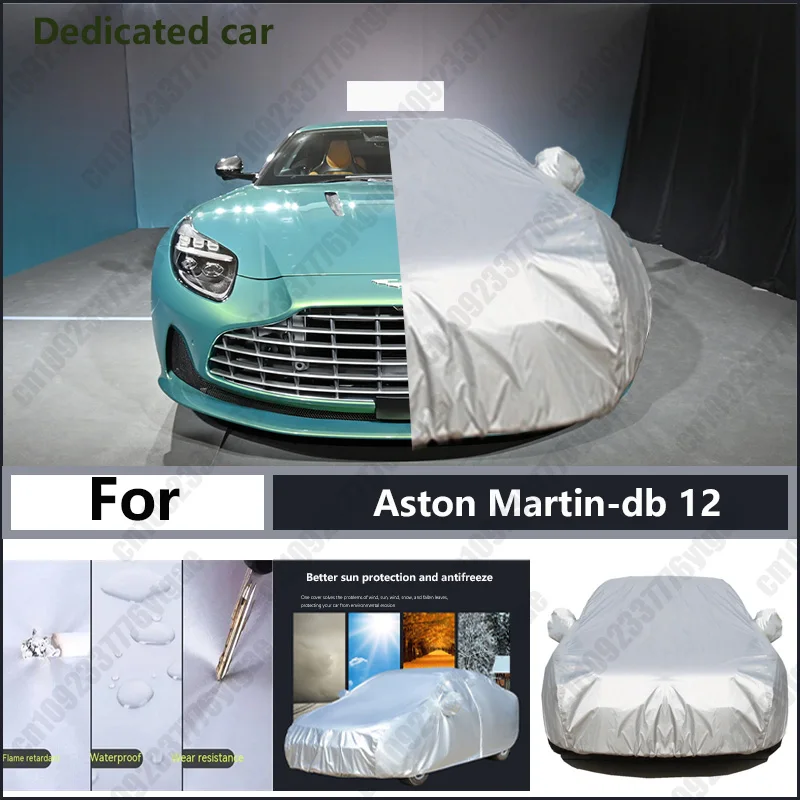 For Aston Martin db 12 Oxford cloth car cover for sun protection, rain resistance, and all season special car dust cover