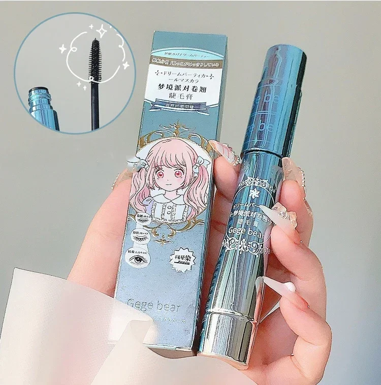 Mascara Waterproof and Sweatproof Curling Mascara Long Curly Waterproof Mascara Easy To Carry Clearly Rooted