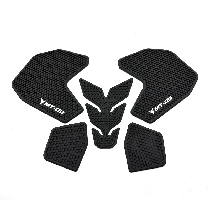 Motorcycle Non-slip Side Fuel Tank Stickers Waterproof Pad Rubber Sticker For YAMAHA MT09 MT 09 FZ09 FZ 09  2013-2020 2021-2023