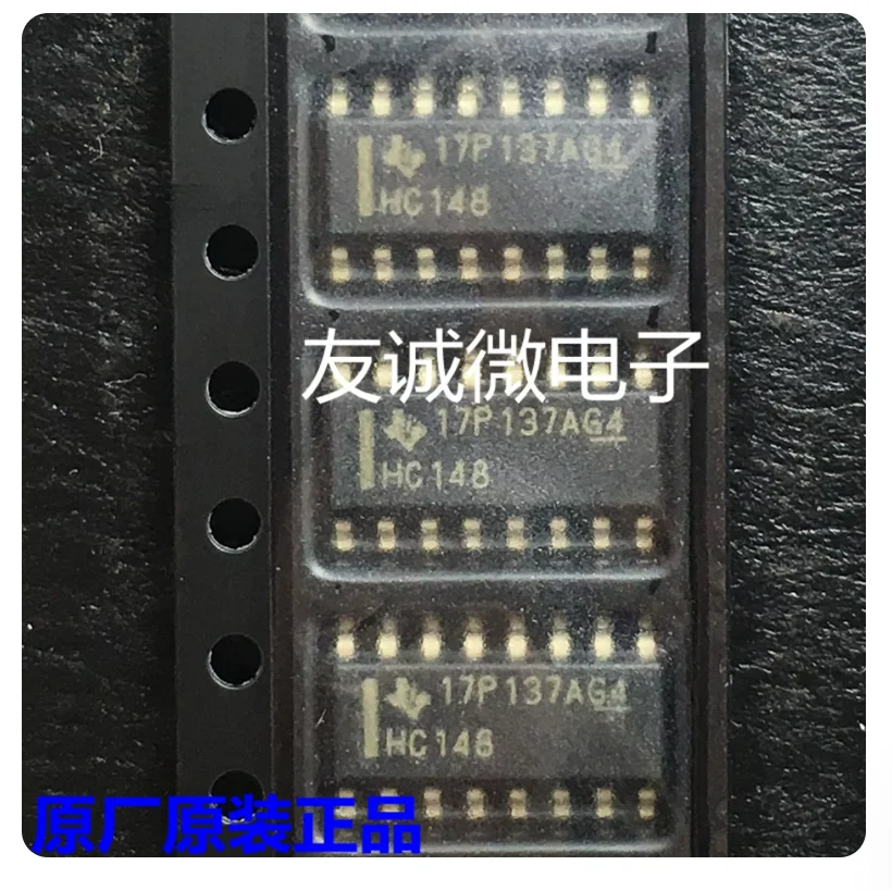 Free Ship SN74HC148 SP202ECN SP202 OB3363QP Uc3818d L6668TR ADG513BR TDA7021T TDA7021G TDA7021 40029 KA3525A  SOP-16 SN74HC148DR