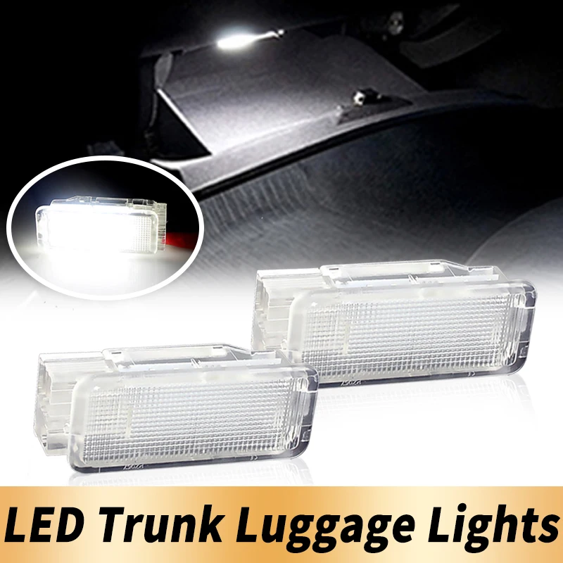 1/2X LED Trunk Cargo Lamp Footwell Under Door Glove Box Light For Peugeot 3008 206 208 308 307 2008 207 508 5008 407 306 Expert