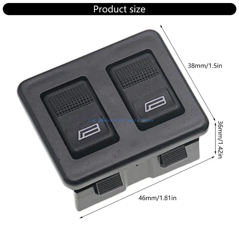 Y9UC uniwersalne dwurzędowe elektryczne przełączniki okien do samochodu SUV 12V 10 Pin elektryczne przełączniki podnośnika szyby