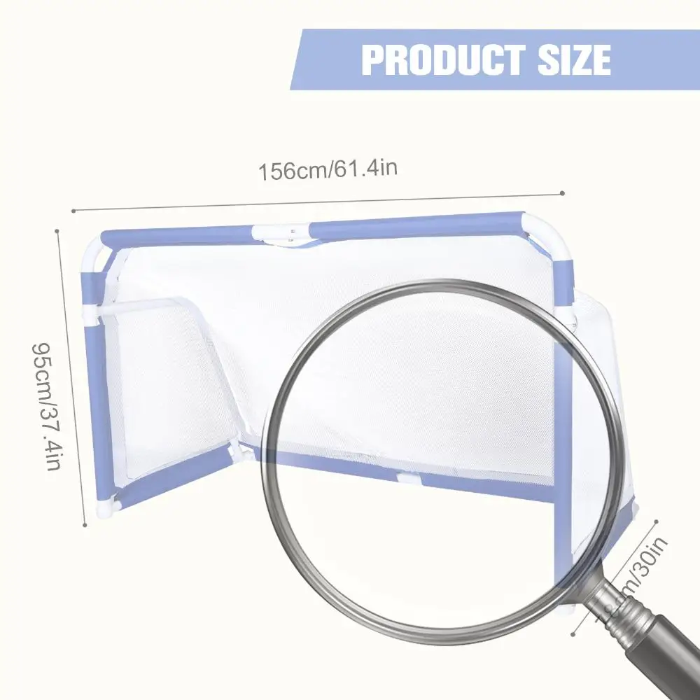 

Soccer Net Portable Folding Football Goal Foldable Football Net for Kids and Youth Outdoor Soccer Ball Training