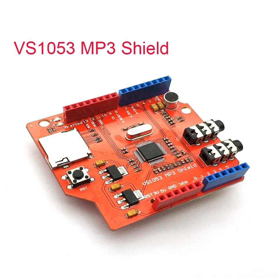 VS1053 VS1053B reproductor MP3 de Audio estéreo, módulo de placa de desarrollo con ranura para tarjeta TF para Arduino