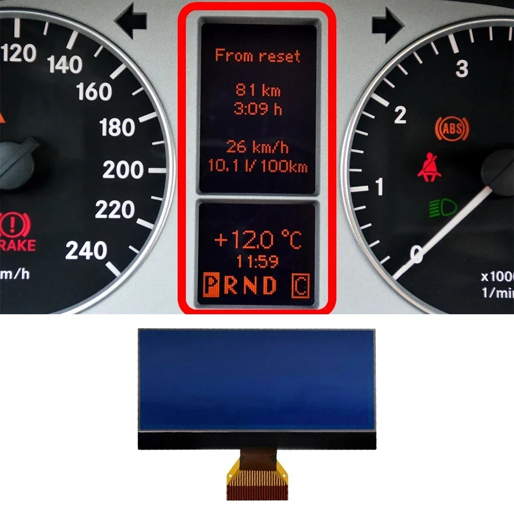 1pcs LCD Screen For Mercedes A ∕ B Class W169 W245 Dashboards Display 8 Volt Version Direct Replacement Car Accessories