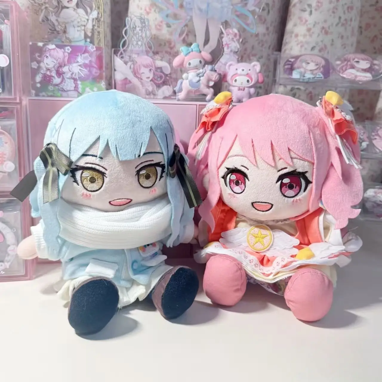 

Милый Бэнг Дрим! Плюшевая игрушка-подушка Maruyama Aya: Аниме-девочка в сидячей позе, милая, мягкая, коллекционная, 20 см