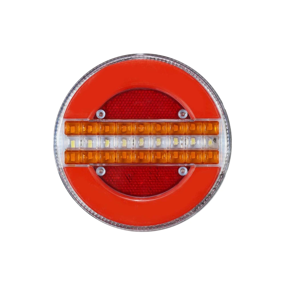 Luz LED trasera de 12V y 24V para remolque, luces de freno de marcha atrás para coche, barco, autobús, caravana, herramientas de lámpara de señal de giro fluida, 1 unidad