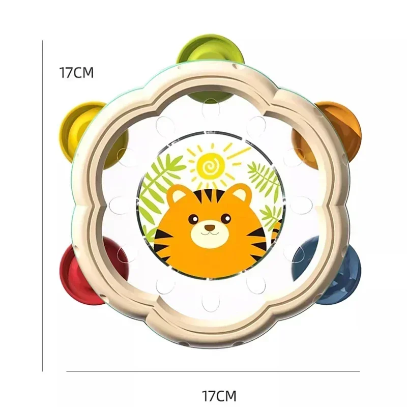 Instrumenty muzyczne dla dzieci zabawki perkusyjne zabawki edukacyjne Montessori dla małych dzieci 1-3 dziecko wczesny rozwój dłoni interaktywne zabawki muzyczne