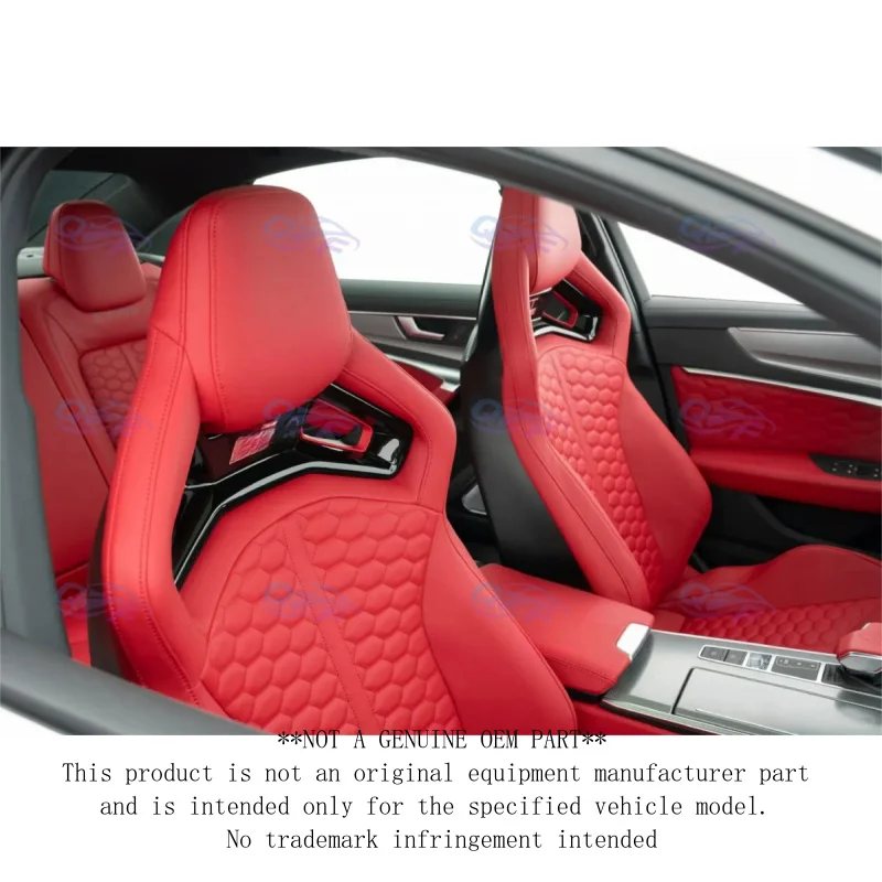 Carbon Fiber Racing Bucket Seats with Base for Audi A5 S5 RS5 A6 S6 RS6 8T3 8T8 C4 C5 C6 C7 C8 C9