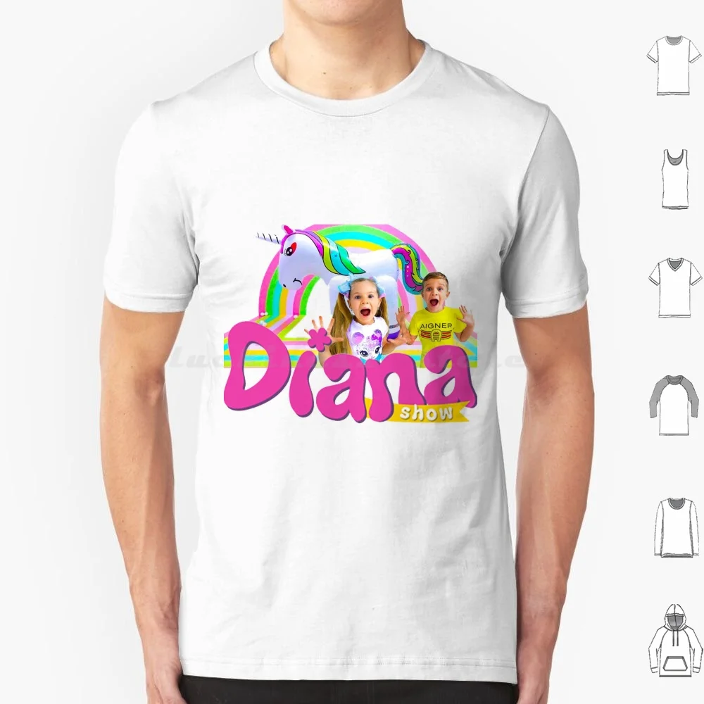 The Kids Diana Show T Shirt Cotton Men Women DIY Print Kids Diana Show Kids Youtube Diana Children Youtuber Stream Peelt Diana