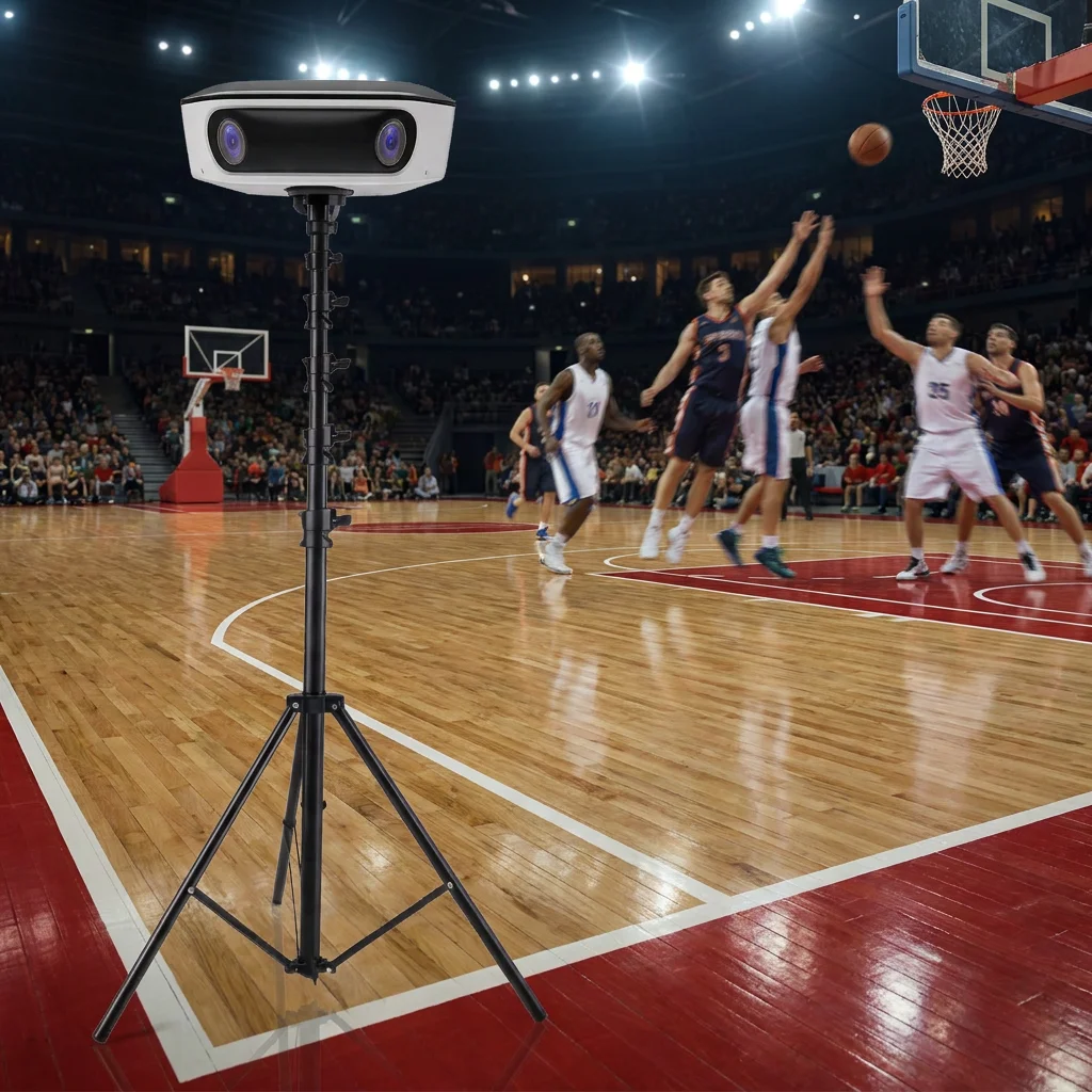AI Motion Tracking Sports Camera, 5G Wi-Fi 4K Video Recording, Suitable for Football Basketball Live Streaming