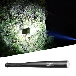 Car LED Flashlight Waterproof Telescopic Powerful Outdoor Zoom Stick for Bentley GT MULLINER with Logo Car Accessories