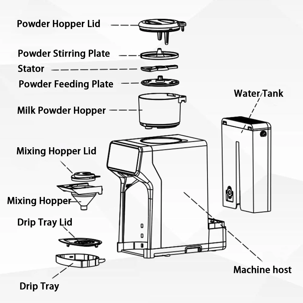 Popular Smart Milk Maker Automatic Formula Dispenser Machine Baby Formula Milk Maker