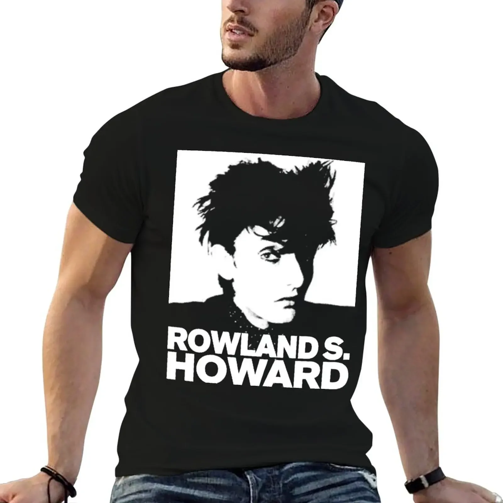 Rowland S Howard T-Shirt custom t shirt Aesthetic clothing new edition graphic t shirts mens graphic t-shirts