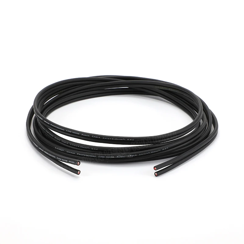 1m 3.5 Headphone Holes Cable APK420 HIFI Dual Channel Audio Cable RCA Lotus Y-shaped Audio Speaker Signal Connection Cable