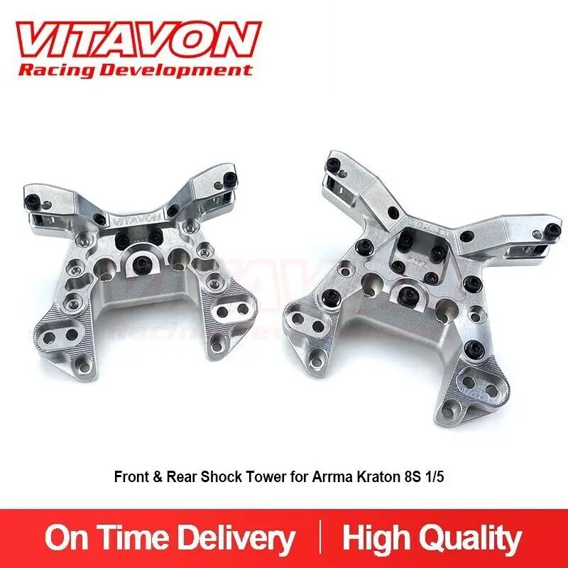 VITAVON CNC Alu7075 Front & Rear Shock Tower For Arrma Kraton 8S 1/5