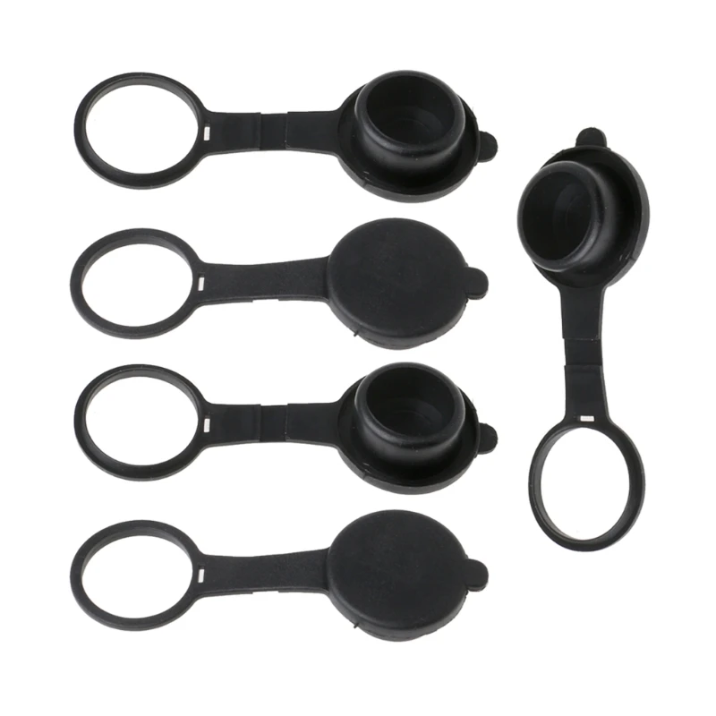 5Pcs Car Cigarette Socket Cover Dustproof Waterproof 12V Outlet Lid