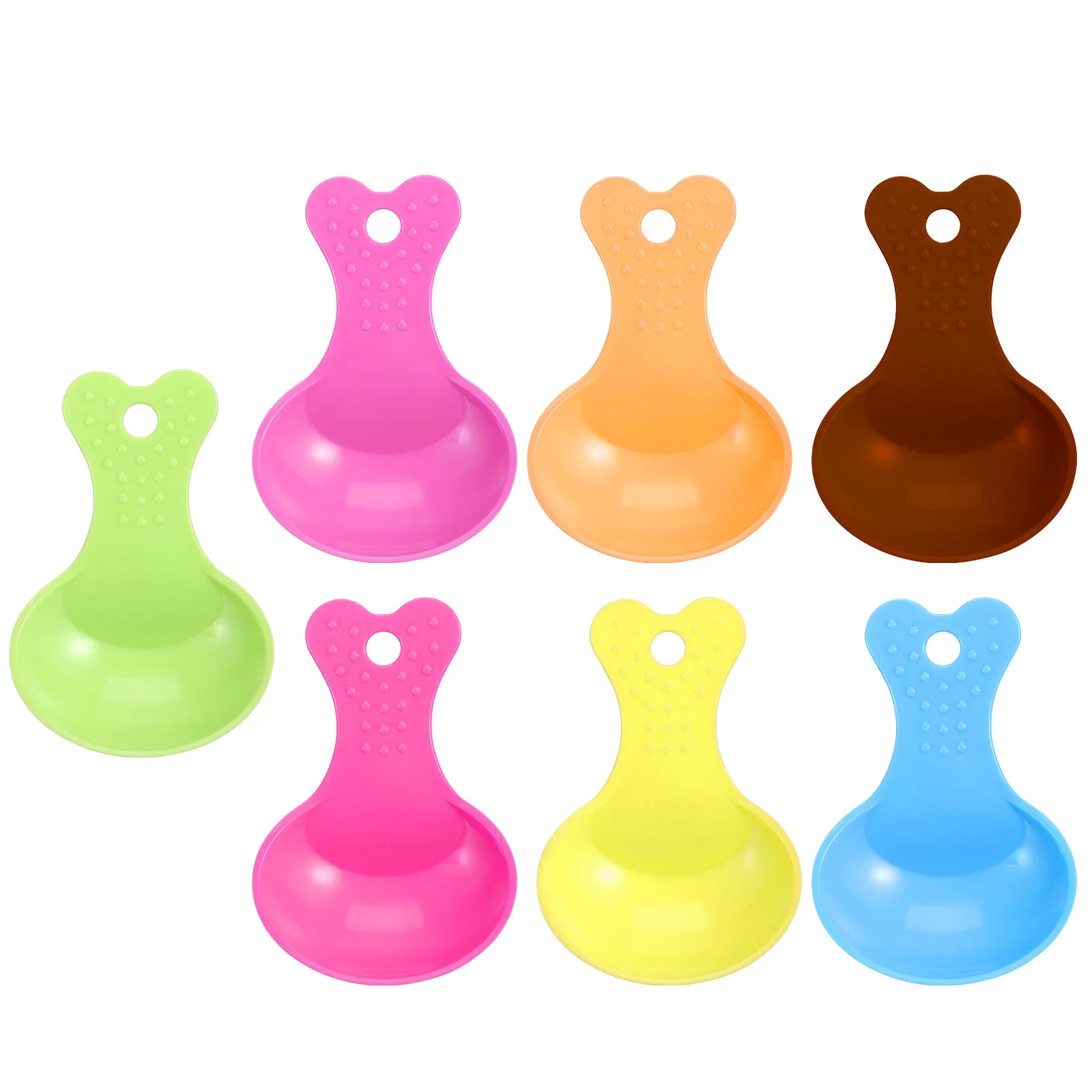 

1 set Transparent Parakeet Spoon Set Random Color Automatic Bird Cage Food Bowl Bird Cage Food Bowl Container Holder Accessories