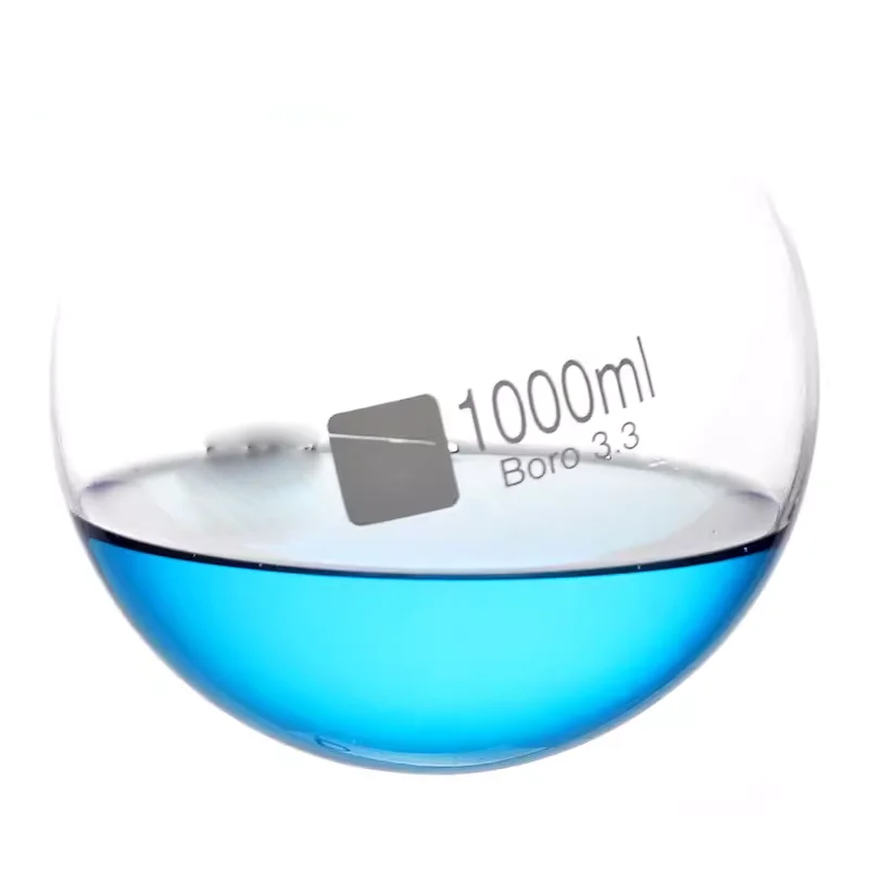 고온 저항성 경사형 이중목 원형 바닥 플라스크 50/100/250/500/1000/2000/3000ml 24/19