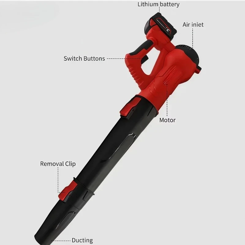 منفاخ أوراق شجر لاسلكي فعال 38000 دورة في الدقيقة منفاخ هواء نظيف بدون فرش محمول توربو منفاخ أداة كهربائية لبطارية ميلووكي 18 فولت