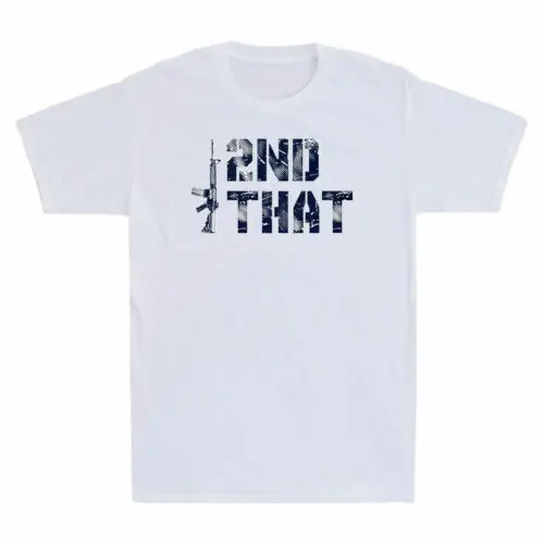

Gun 2ND that American Shirt Funny Gift Vintage Shirt Short Sleeve T-Shirt Black