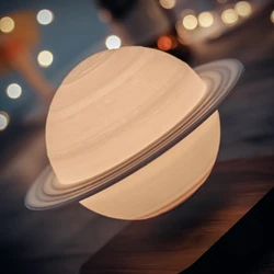 Magnetic Levitation Night Light Moon Moon  Room Lights Decor Mars Saturn Atmosphere Light Gift Night Lights