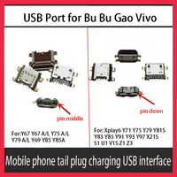 1-10pcs Micro USB Connector 5pin Jack Charging Port For Vivo Xplay6 V5 Y67 Y69 Y71 Y75 Y79 Y81S Y83 Y85 Y91 Y93 Y97 X21S S1