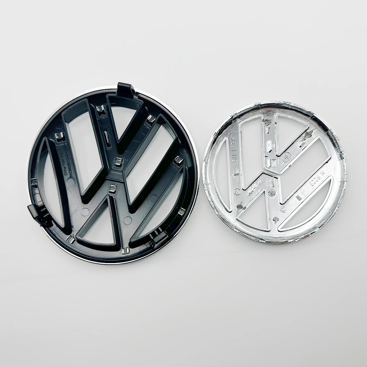 Chrome Replacement 135mm Front Grill emblem or 110mm Rear Trunk Lid Car badge for volkswagen Golf MK6 2009 2010 2011 2012