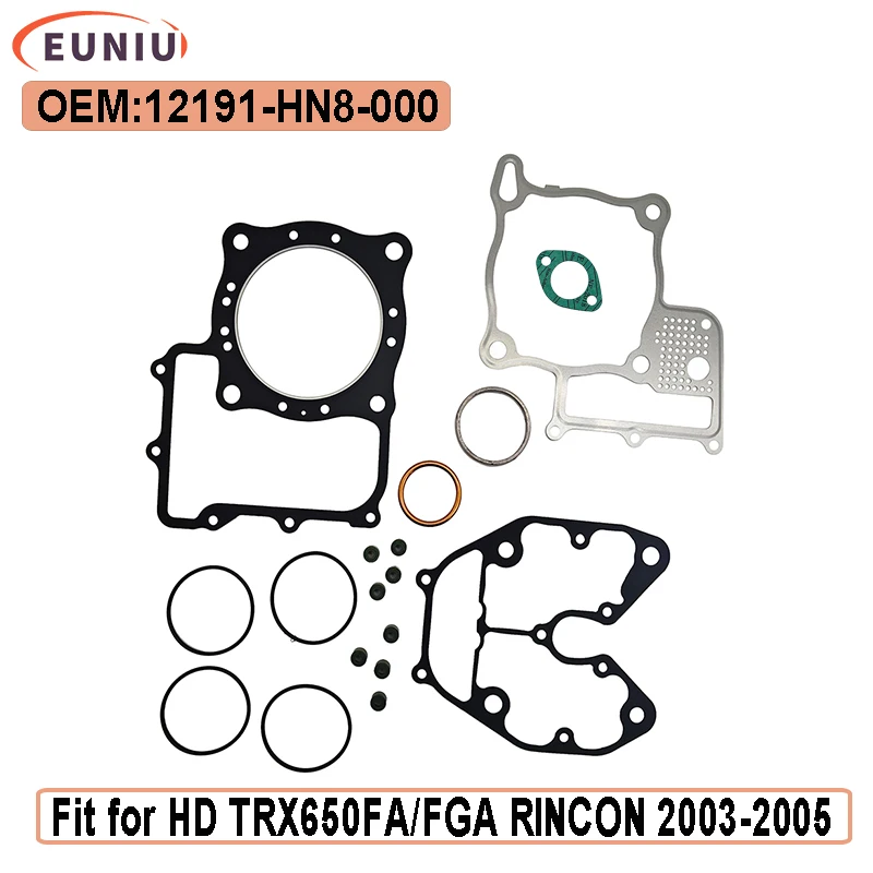 

Top End Gasket Kit for HD 2003-2005 Rincon 650 TRX650FA TRX650FGA 12191-HN8-000 12251-HN8-003 12315-HN8-000