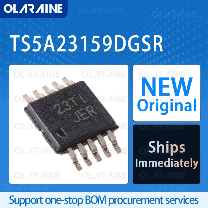5/10/100Pcs TS5A23159DGSR VSSOP-10 original ic chip Analog switch ICs RoHS 2 Channel 2 x SPDT Voltage - 5.5 V