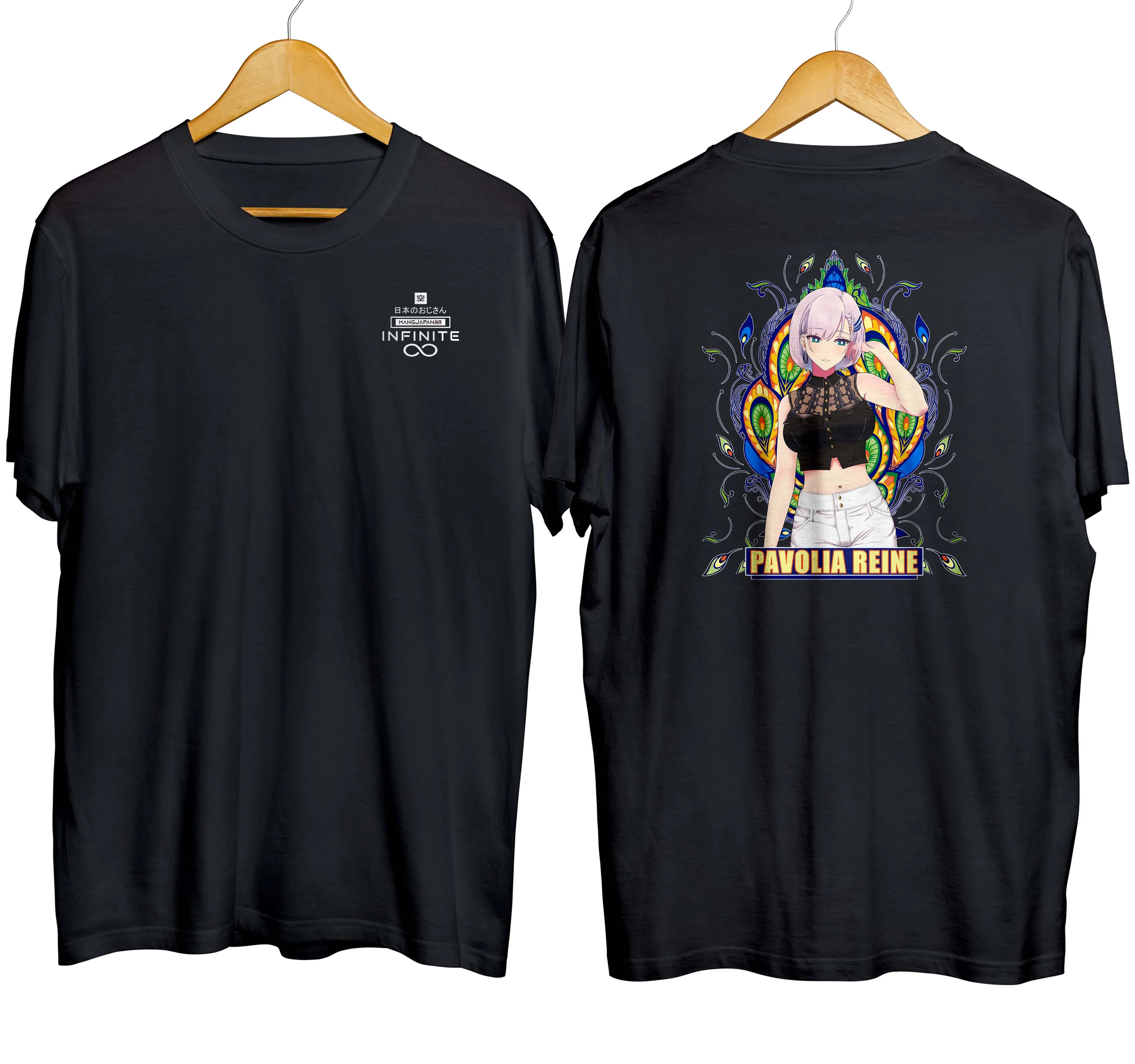 T-shirt distroanime vtuber PAVOLIA REINE SENSEI - HOLOLIVE IDN 100% cotton combed 30s