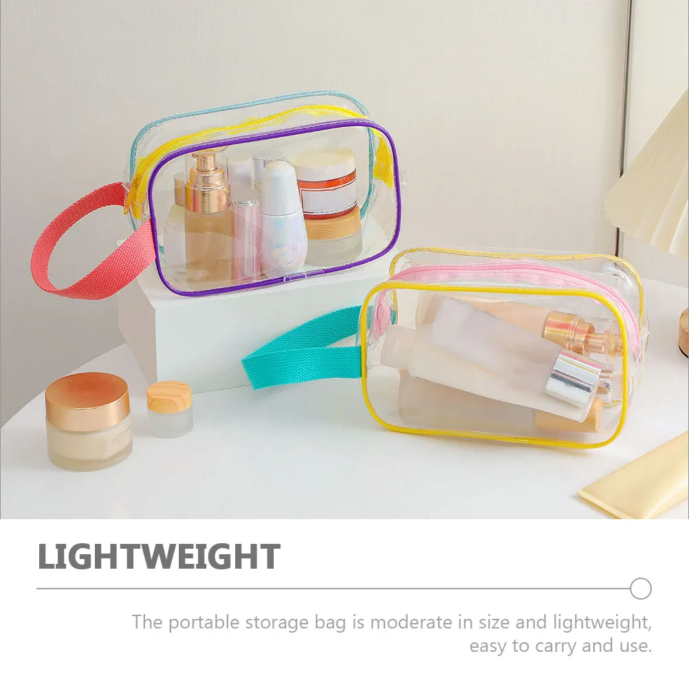 

Pvc Clear Makeup Bag Travel Toiletry Storage Transparent Portable Organizer For Women Travel Essentials Tsa Approved