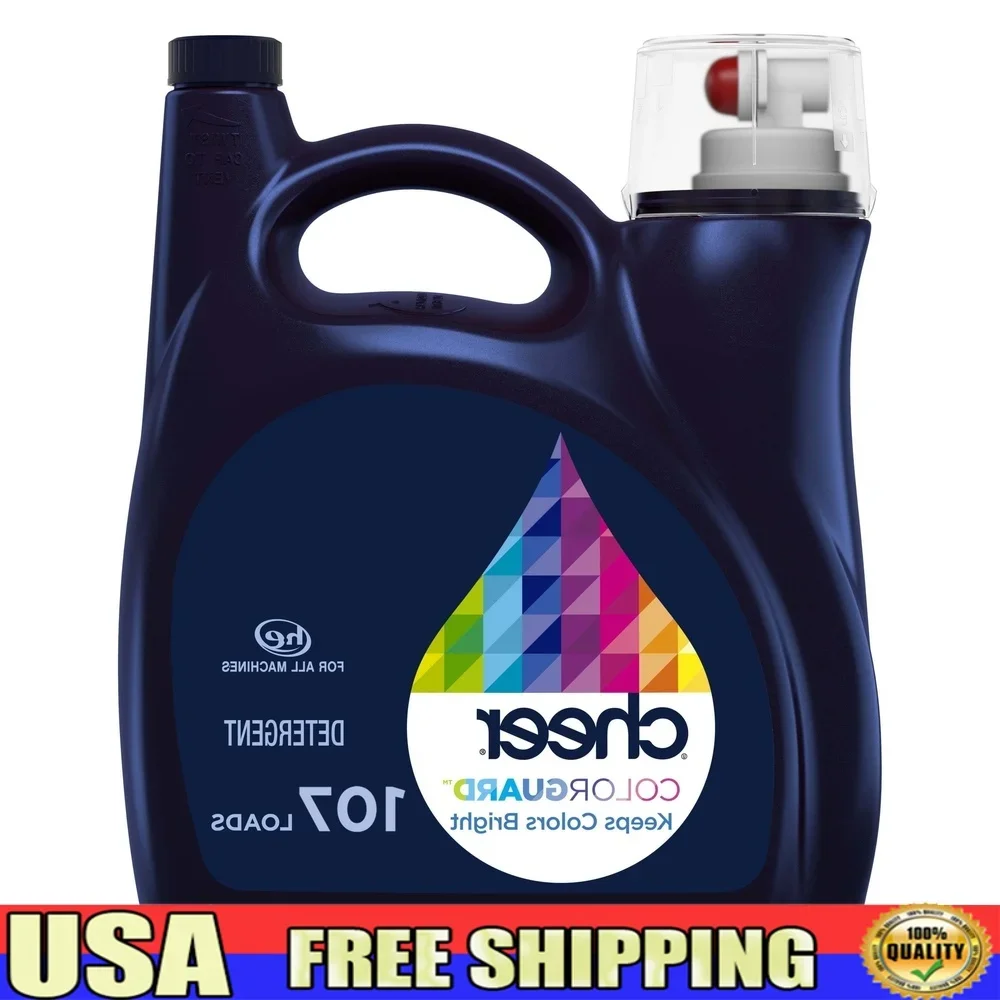 

Концентрированное жидкое стиральное средство, совместимое с HE, 107 нагрузка, цвет, безопасный, свежий аромат, бои, выцветание, пиллинг, легкая заливка, 154 жидких унций