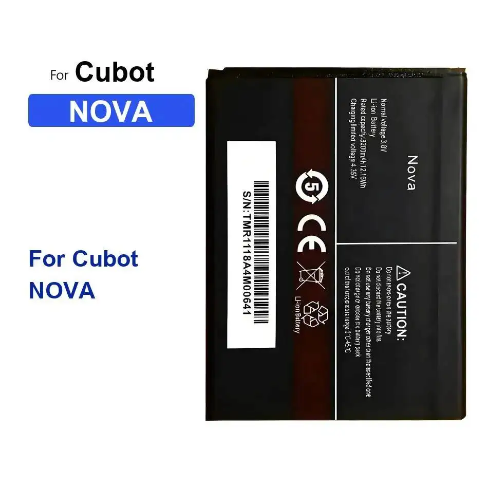 

3200Mah Good Low-Temperature Performance Mobile Phone Battery For Cubot Nova