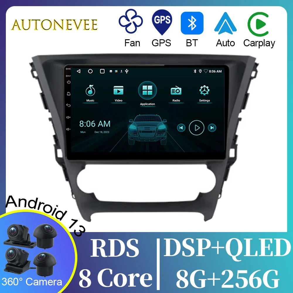 

WIFI Android Auto For Toyota Avensis 2015 - 2018 Video Player Car Radio GPS Navigation Multimedia Stereo Carplay No 2din DVD