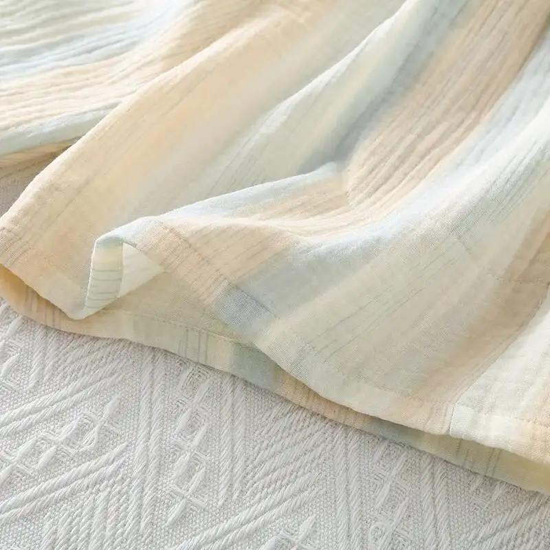 ملابس منزلية نسائية صيفية مطبوعة من القطن تسمح بمرور الهواء ومريحة وممتصة للعرق شورت نسائي كبير ورقيق