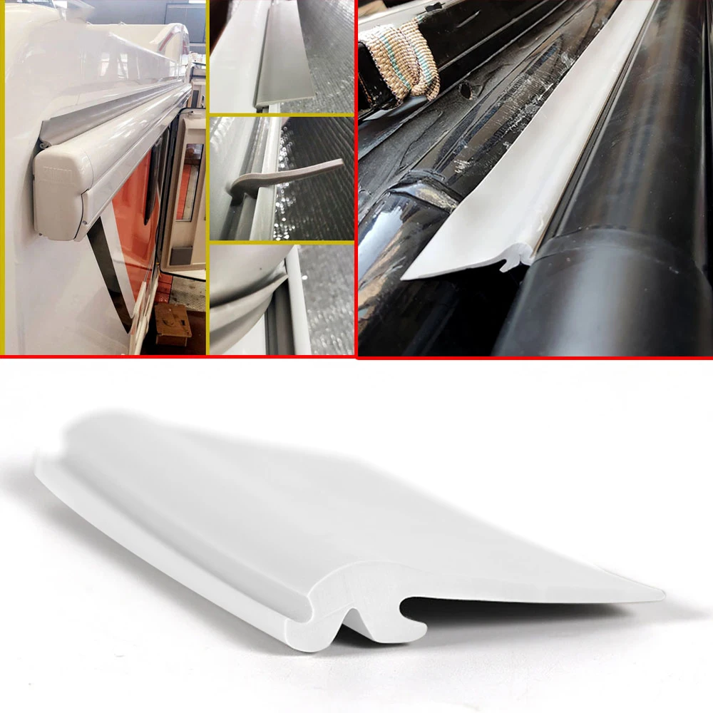 

RV Rainproof Rubber Guard Seal For For Fiamma F45 F70 Awning Adapter Curved Walls Side Canopy Sunshade Sealing Strip