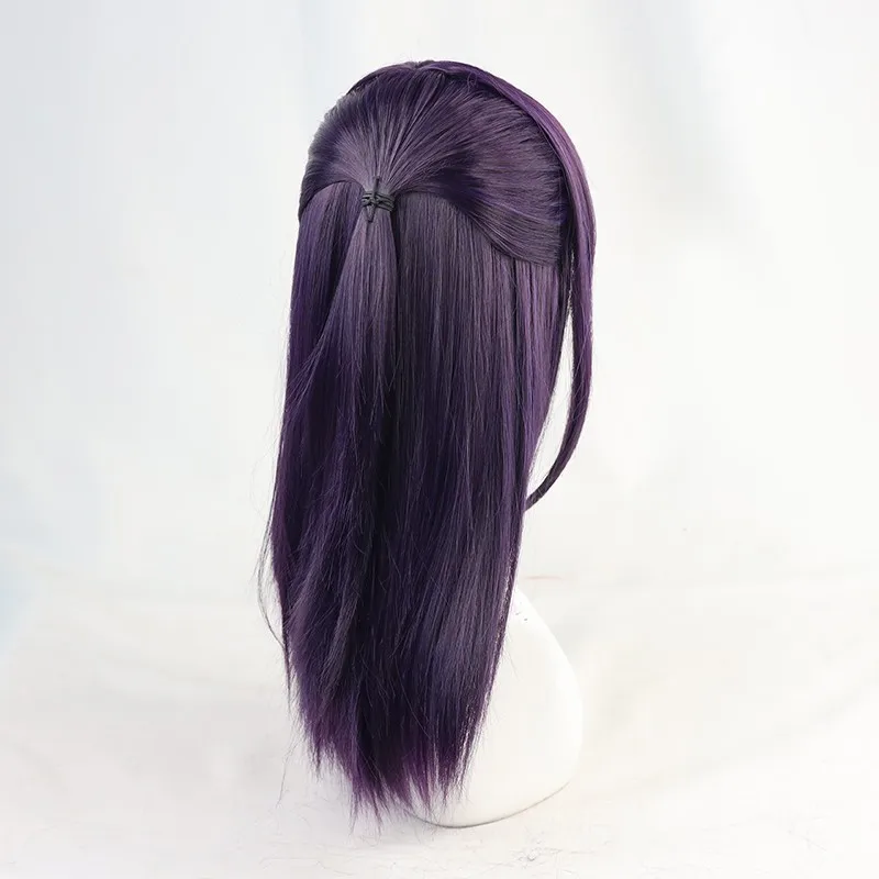 Jujutsu Kaisen: Cosplay-Perücke für Anzai Kageki Deep Purple halblanges halblanges Haar