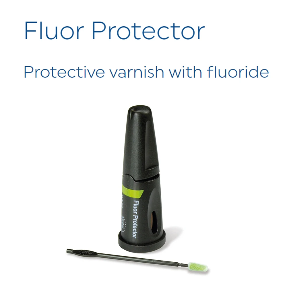 Teeth Fluorine Varnish Dental Fluor Protector Gel for Kids Ivoclar Vivadent AG 0.4ml Sensitive Desensitizing Protective Products