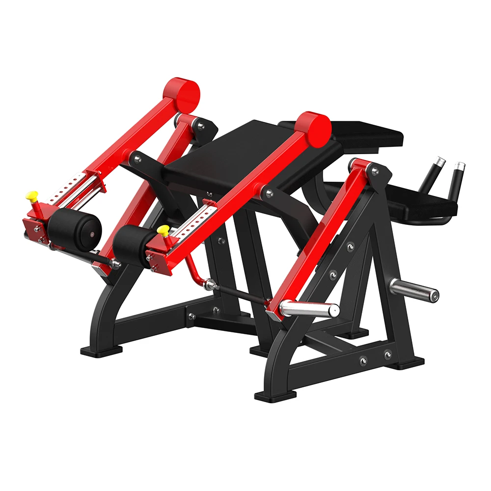 أوروبا الشهيرة استيراد الرياضة معدات تدريب القوة المعدات التجارية آلة اللياقة البدنية لوحة محملة Iso-الجانبي الساق الضفيرة 1